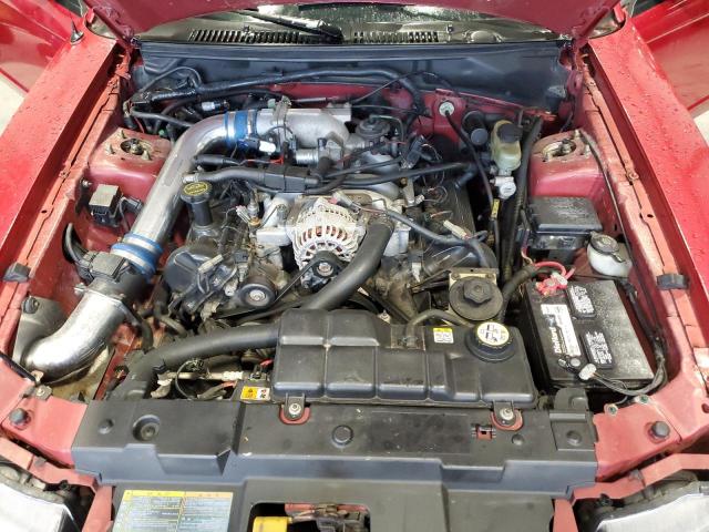 1FAFP42X81F170361 - 2001 FORD MUSTANG GT RED photo 11