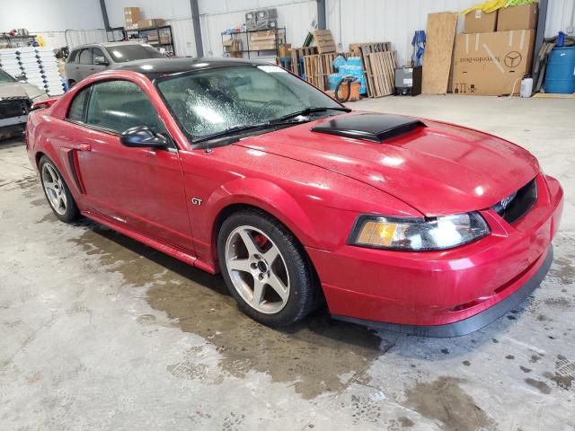 1FAFP42X81F170361 - 2001 FORD MUSTANG GT RED photo 4