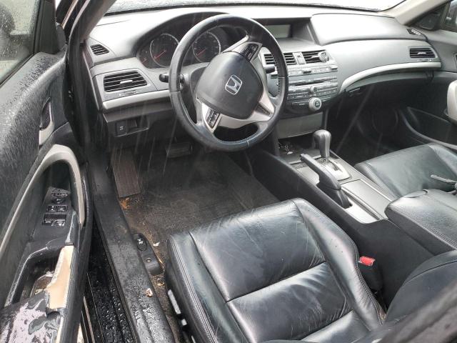 1HGCS12839A008649 - 2009 HONDA ACCORD EXL BLACK photo 8