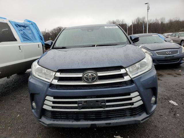 5TDBZRFH0HS413383 - 2017 TOYOTA HIGHLANDER LE BLUE photo 5