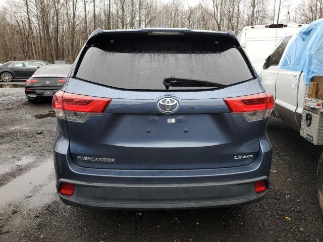 5TDBZRFH0HS413383 - 2017 TOYOTA HIGHLANDER LE BLUE photo 6