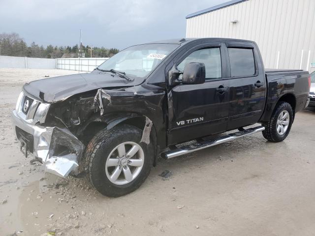 1N6AA0EC4DN314731 - 2013 NISSAN TITAN S BLACK photo 1