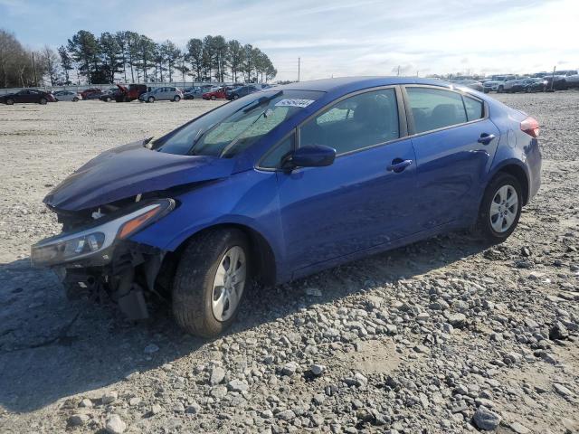 3KPFL4A76HE081089 - 2017 KIA FORTE LX BLUE photo 1