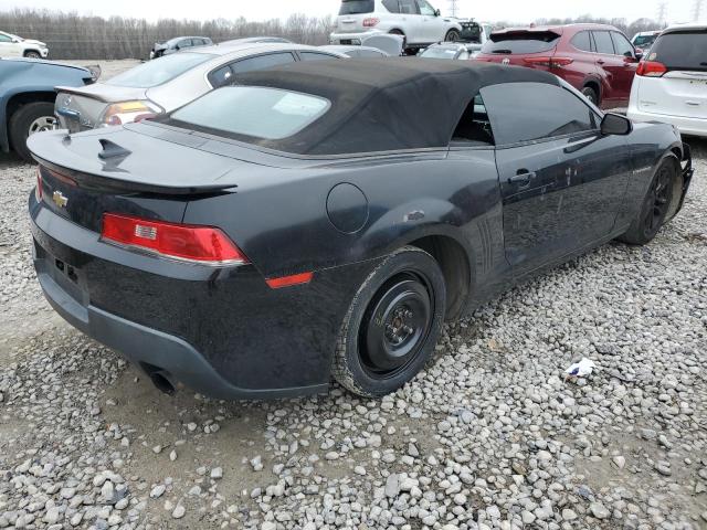 2G1FD3D31F9283536 - 2015 CHEVROLET CAMARO LT BLACK photo 3