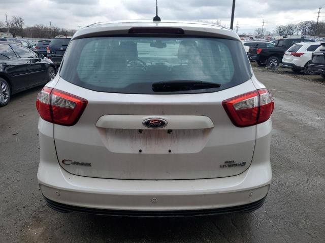 1FADP5BU9DL533730 - 2013 FORD C-MAX SEL WHITE photo 6