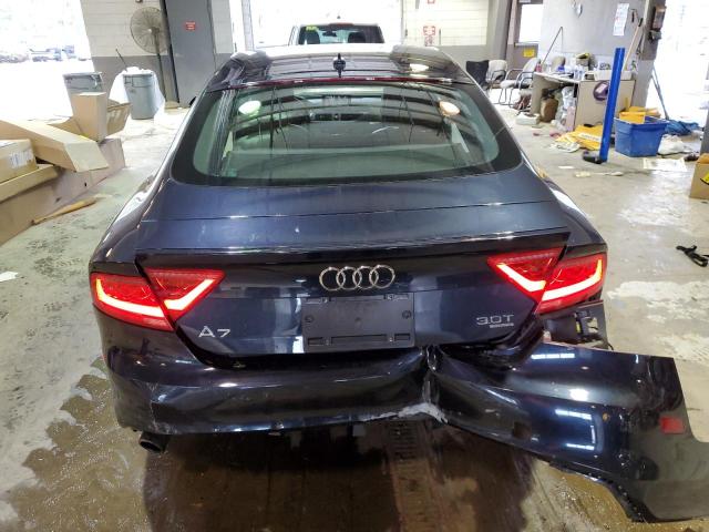 WAUSGAFCXCN026072 - 2012 AUDI A7 PRESTIGE BLUE photo 6