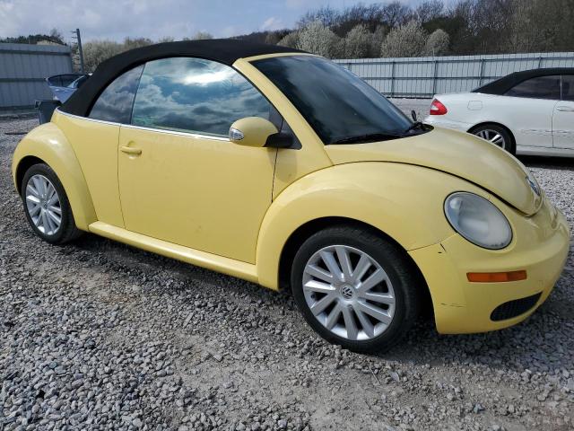 3VWRF31Y88M401944 - 2008 VOLKSWAGEN NEW BEETLE CONVERTIBLE SE YELLOW photo 4