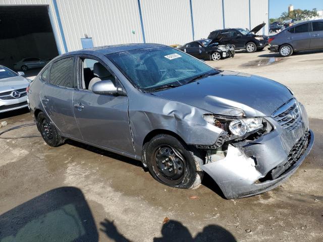 KMHDU4AD1AU130700 - 2010 HYUNDAI ELANTRA BLUE GRAY photo 4