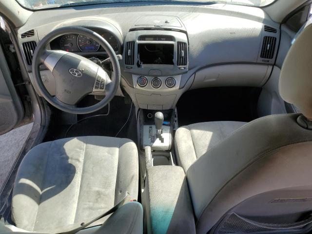 KMHDU4AD1AU130700 - 2010 HYUNDAI ELANTRA BLUE GRAY photo 8