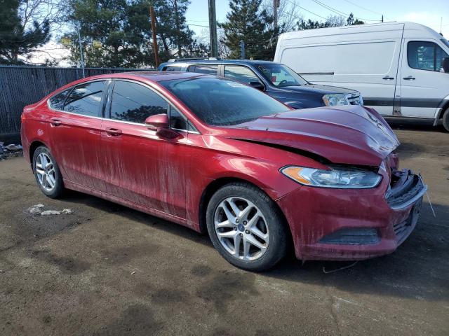 3FA6P0H77GR320164 - 2016 FORD FUSION SE MAROON photo 4