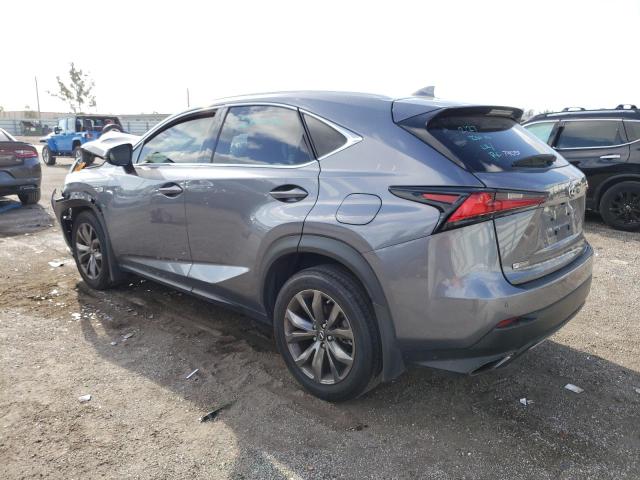 JTJSARBZXM2202356 - 2021 LEXUS NX 300 BASE ნაცრისფერი ფოტო 2