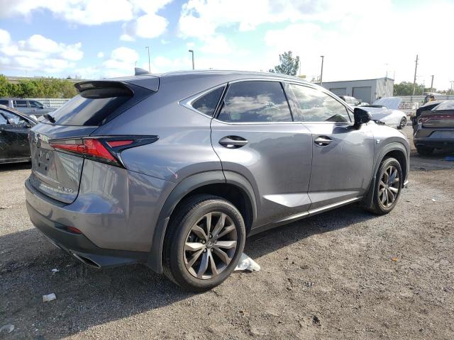 JTJSARBZXM2202356 - 2021 LEXUS NX 300 BASE ნაცრისფერი ფოტო 3