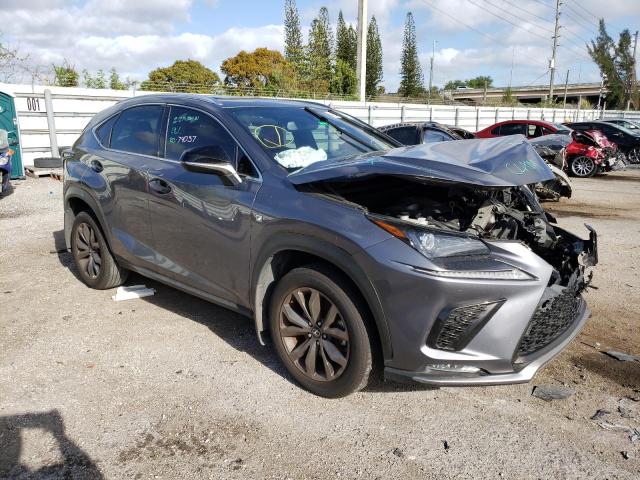 JTJSARBZXM2202356 - 2021 LEXUS NX 300 BASE ნაცრისფერი ფოტო 4
