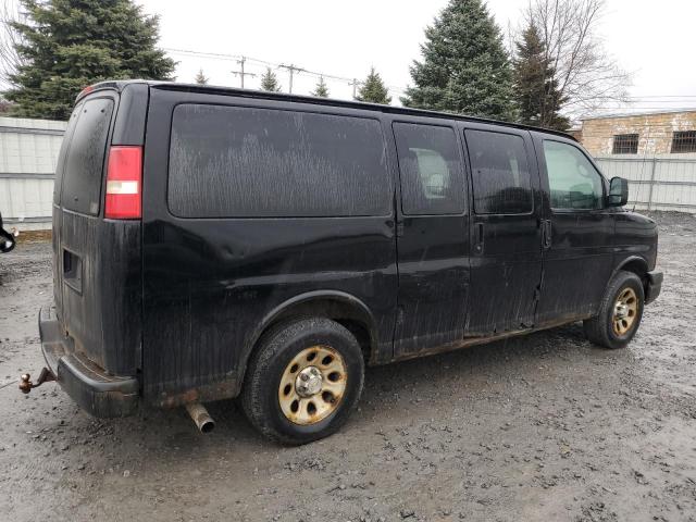 1GNSHBF44B1177193 - 2011 CHEVROLET EXPRESS G1 LS BLACK photo 3