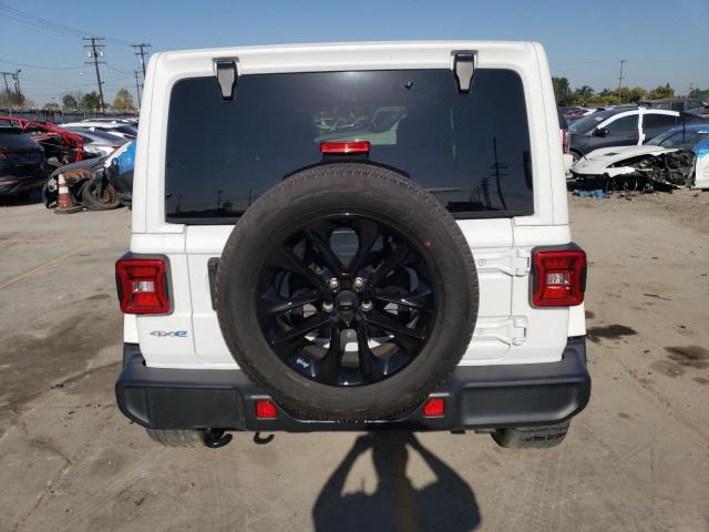 1C4JJXP63MW720240 - 2021 JEEP WRANGLER U SAHARA 4XE WHITE photo 6