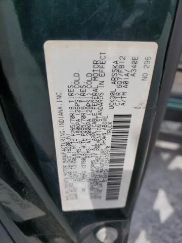 5TBRT341X3S433970 - 2003 TOYOTA TUNDRA ACCESS CAB SR5 GREEN photo 12