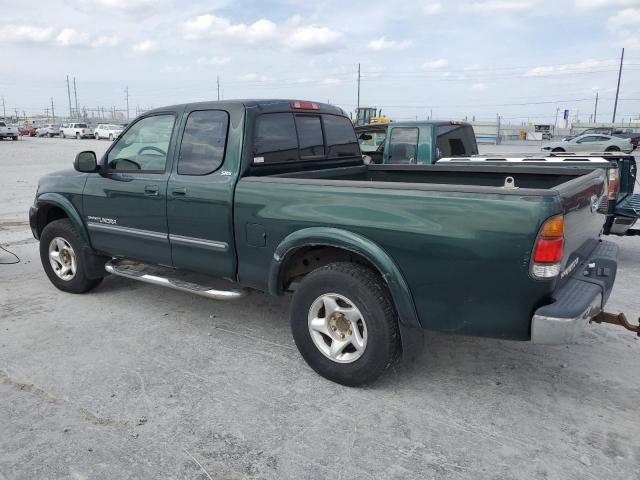 5TBRT341X3S433970 - 2003 TOYOTA TUNDRA ACCESS CAB SR5 GREEN photo 2