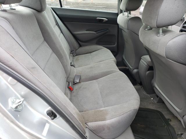 2HGFA16528H301068 - 2008 HONDA CIVIC LX SILVER photo 10