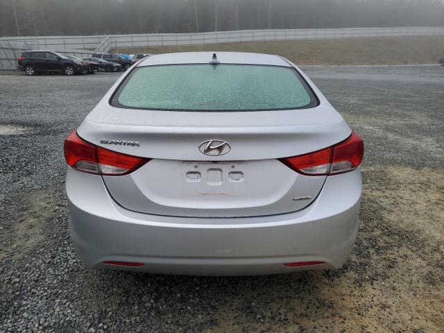 KMHDH4AE4BU145688 - 2011 HYUNDAI ELANTRA GLS SILVER photo 6