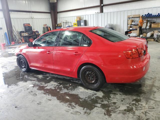 3VW2K7AJ7DM294239 - 2013 VOLKSWAGEN JETTA BASE RED photo 2