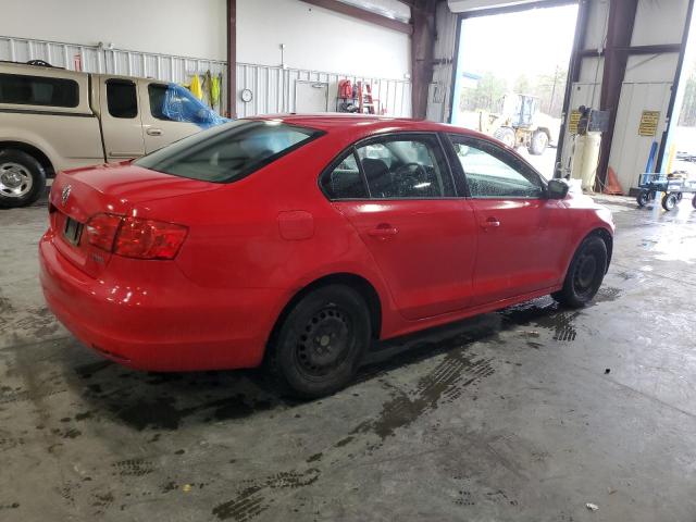 3VW2K7AJ7DM294239 - 2013 VOLKSWAGEN JETTA BASE RED photo 3