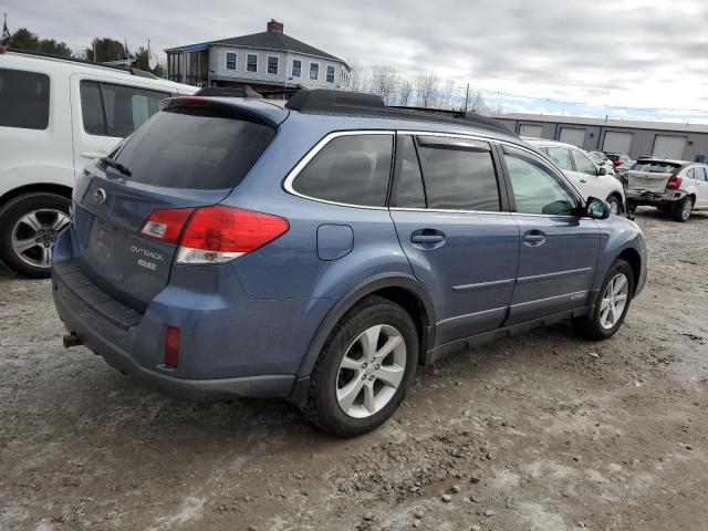 4S4BRBLCXE3237662 - 2014 SUBARU OUTBACK 2.5I LIMITED BLUE photo 3