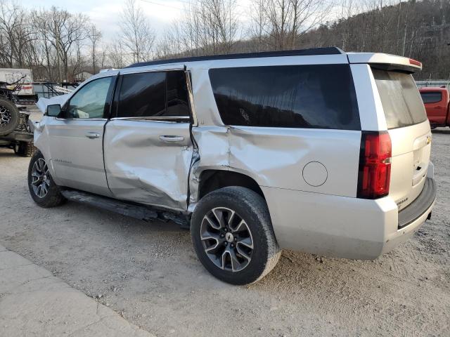 1GNSKHKC1LR109678 - 2020 CHEVROLET SUBURBAN K1500 LT SILVER photo 2