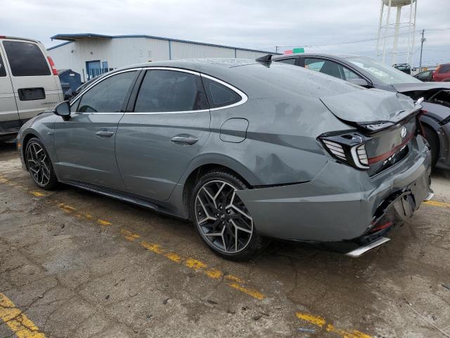 5NPEK4JC8MH114224 - 2021 HYUNDAI SONATA N LINE GRAY photo 2