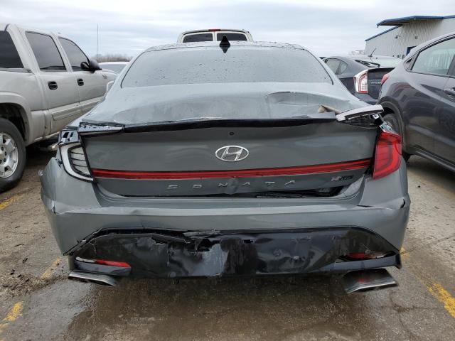 5NPEK4JC8MH114224 - 2021 HYUNDAI SONATA N LINE GRAY photo 6