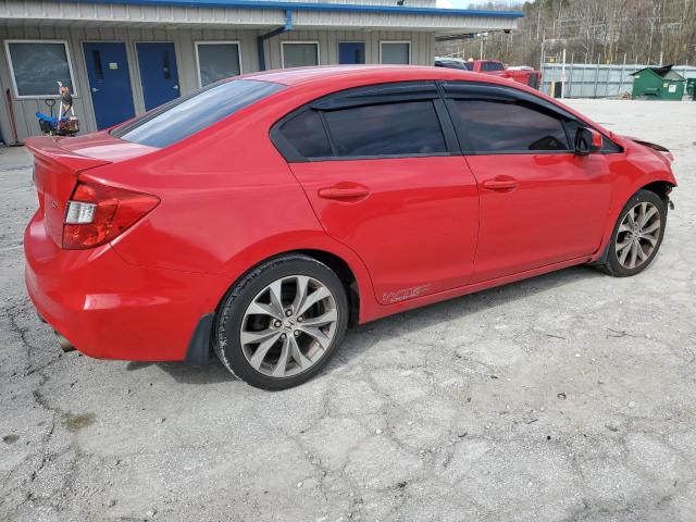 2HGFB6E54CH704716 - 2012 HONDA CIVIC SI RED photo 3