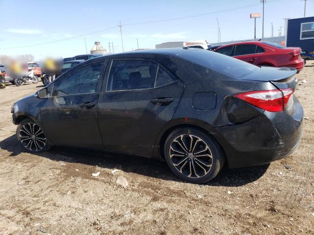 5YFBURHE0GP527036 - 2016 TOYOTA COROLLA L BLACK photo 2