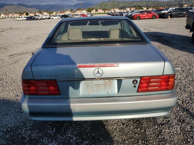 WDBFA63E6SF111040 - 1995 MERCEDES-BENZ SL 320 TURQUOISE photo 6