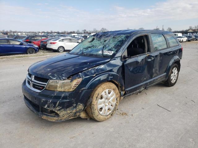 3C4PDCAB7ET163629 - 2014 DODGE JOURNEY SE BLUE photo 1