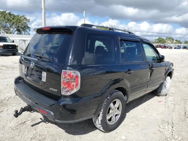 5FNYF18747B027481 - 2007 HONDA PILOT EXL BLACK photo 4