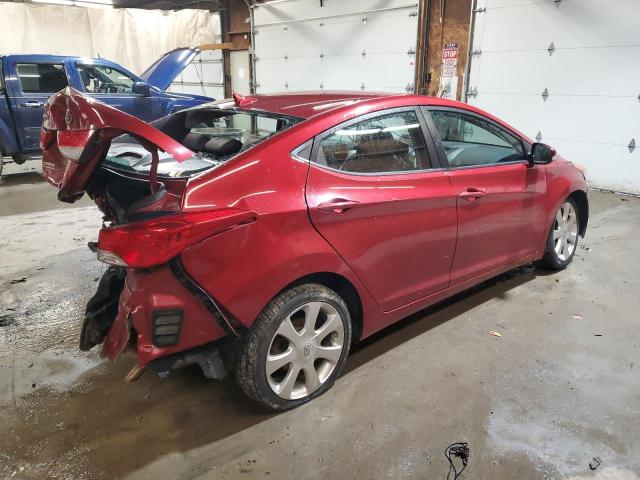 KMHDH4AE5CU213353 - 2012 HYUNDAI ELANTRA GLS RED photo 3