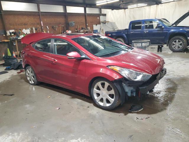 KMHDH4AE5CU213353 - 2012 HYUNDAI ELANTRA GLS RED photo 4