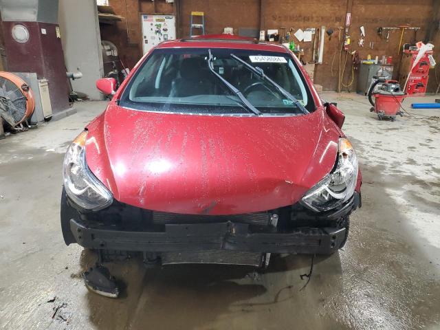 KMHDH4AE5CU213353 - 2012 HYUNDAI ELANTRA GLS RED photo 5