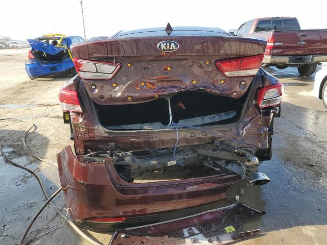 5XXGT4L31JG222307 - 2018 KIA OPTIMA LX BURGUNDY photo 6