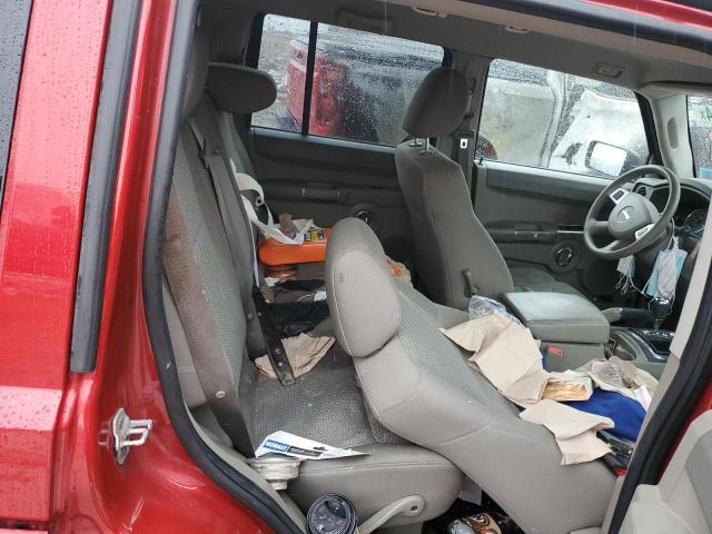 1J8HG48K39C541818 - 2009 JEEP COMMANDER SPORT წითელი ფოტო 11