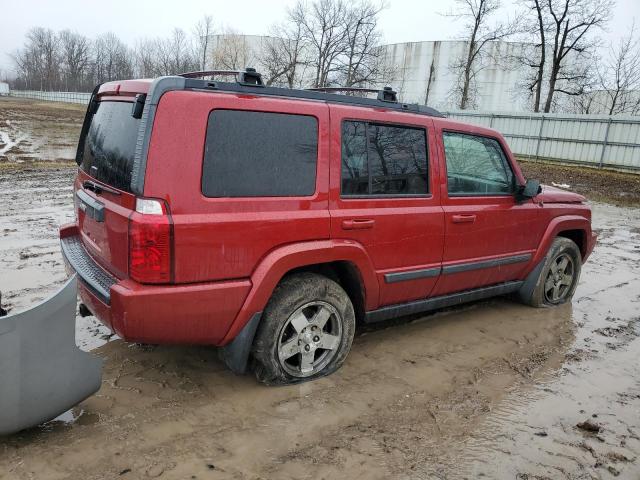 1J8HG48K39C541818 - 2009 JEEP COMMANDER SPORT წითელი ფოტო 3