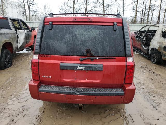 1J8HG48K39C541818 - 2009 JEEP COMMANDER SPORT წითელი ფოტო 6