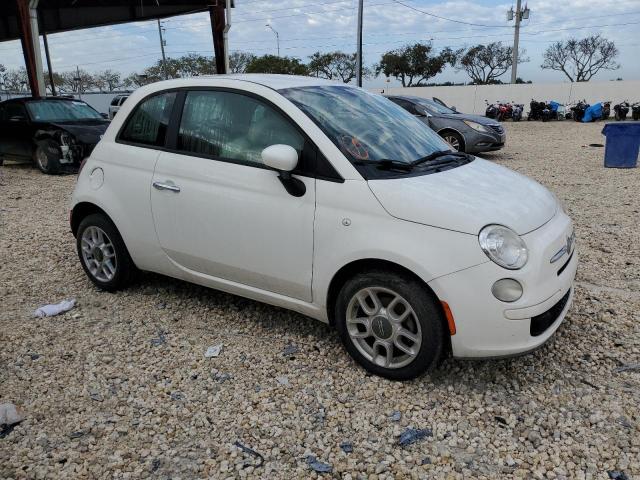 3C3CFFAR8CT208795 - 2012 FIAT 500 POP WHITE photo 4