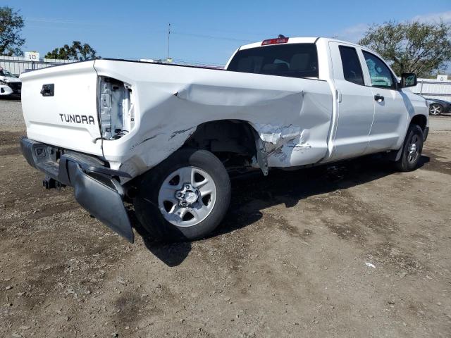 5TFTY5F14LX011159 - 2020 TOYOTA TUNDRA DOUBLE CAB SR/SR5 WHITE photo 3