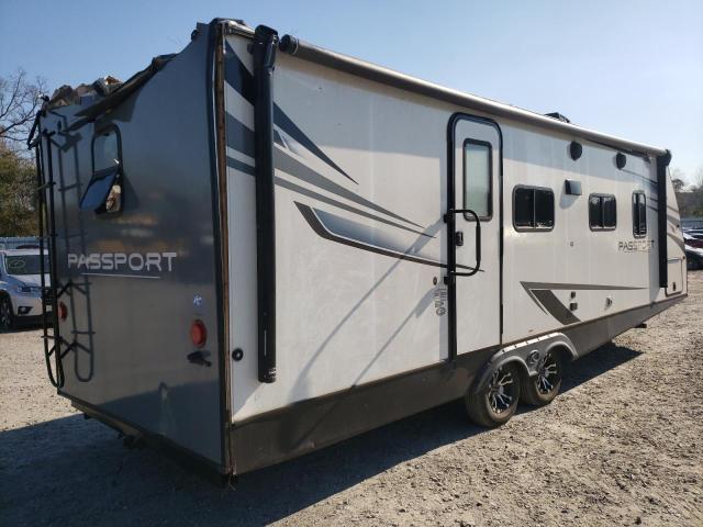 4YDT24021MD413556 - 2021 KEYSTONE PASSPORT WHITE photo 4