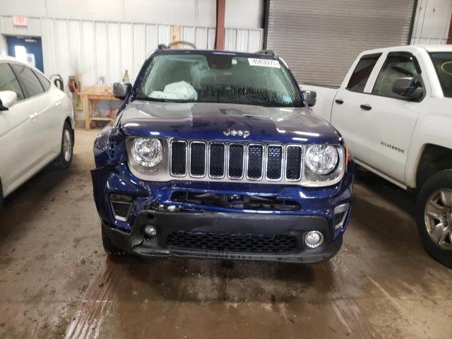 ZACNJDD15MPM17639 - 2021 JEEP RENEGADE LIMITED BLUE photo 5