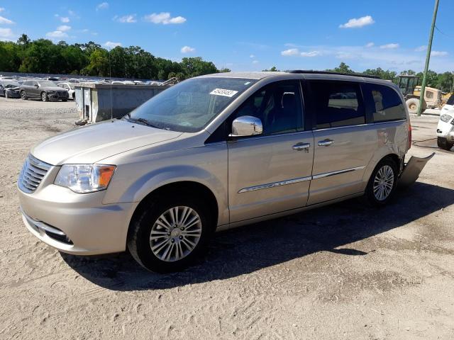 2C4RC1CGXDR682765 - 2013 CHRYSLER TOWN & COU TOURING L TAN photo 1