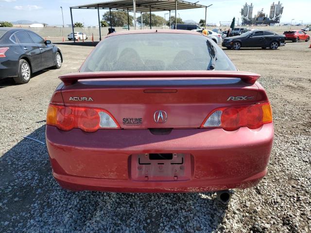 JH4DC53012C032117 - 2002 ACURA RSX TYPE-S MAROON photo 6