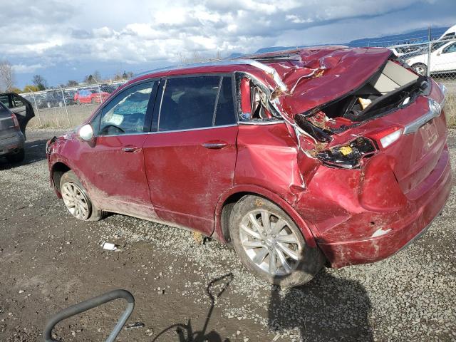 LRBFX2SA1KD098988 - 2019 BUICK ENVISION ESSENCE Կարմիր լուսանկար 2