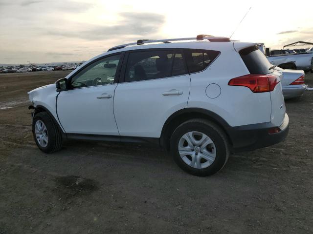 JTMZFREV2FD071300 - 2015 TOYOTA RAV4 LE WHITE photo 2