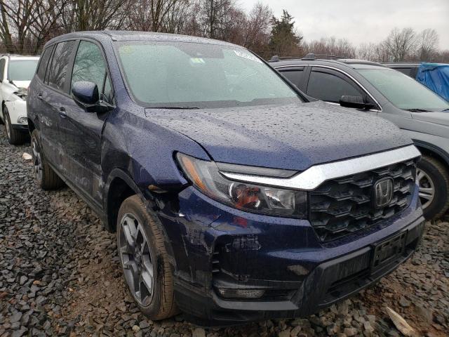 5FNYF8H54NB008885 - 2022 HONDA PASSPORT EXL ლურჯი ფოტო 4